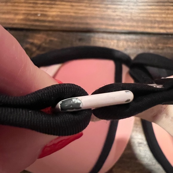 Victoria’s Secret coral striped bikini top size 34D, GUC, see pics, swimwear - Picture 8 of 8